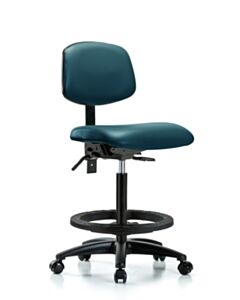 Neta ECOM Vinyl High Bench Height Chair Adjustable From 25-34.5 Inches