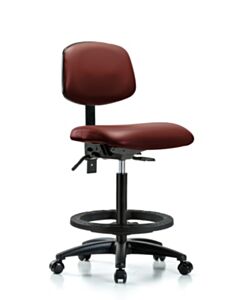 Neta ECOM Vinyl High Bench Height Chair Adjustable From 25-34.5 Inches