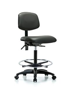 Neta ECOM Vinyl High Bench Height Chair Adjustable From 25-34.5 Inches