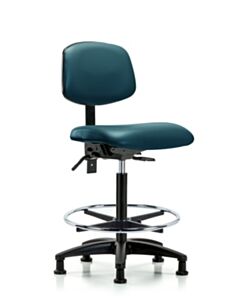 Neta ECOM Vinyl High Bench Height Chair Adjustable From 25-34.5 Inches
