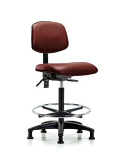Neta ECOM Vinyl High Bench Height Chair Adjustable From 25-34.5 Inches