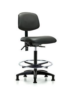 Neta ECOM Vinyl High Bench Height Chair Adjustable From 25-34.5 Inches