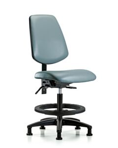 Neta ECOM Vinyl Medium Bench Height Chair With Medium Back
