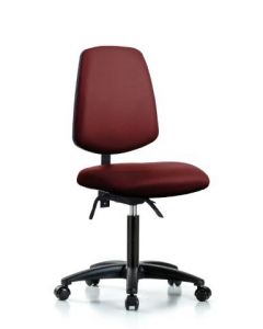 Neta ECOM Vinyl Medium Bench Height Chair With Medium Back