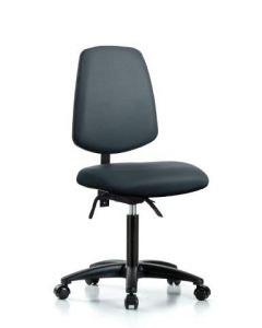 Neta ECOM Vinyl Medium Bench Height Chair With Medium Back
