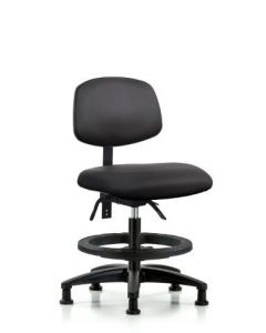 Neta ECOM Vinyl Medium Bench Height Chair Adjustable From 21-28.25 Inches