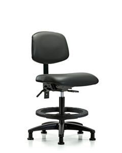 Neta ECOM Vinyl Medium Bench Height Chair Adjustable From 21-28.25 Inches