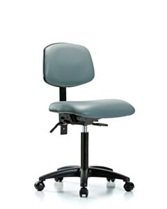 Neta ECOM Vinyl Medium Bench Height Chair Adjustable From 21-28.25 Inches