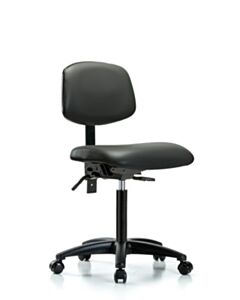 Neta ECOM Vinyl Medium Bench Height Chair Adjustable From 21-28.25 Inches