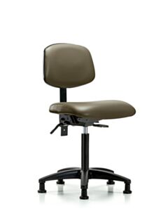 Neta ECOM Vinyl Medium Bench Height Chair Adjustable From 21-28.25 Inches