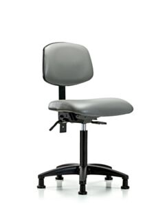 Neta ECOM Vinyl Medium Bench Height Chair Adjustable From 21-28.25 Inches
