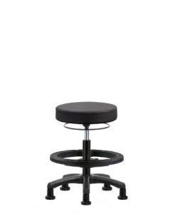 Neta ECOM Vinyl Medium Bench Height Mini-Stool Adjustable From 27.75-27.75 Inches