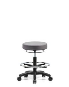 Neta ECOM Vinyl Medium Bench Height Mini-Stool Adjustable From 27.75-27.75 Inches