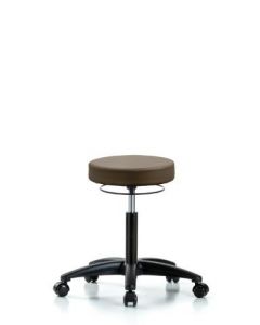 Neta ECOM Vinyl Medium Bench Height Stool Adjustable From 19.75-27.25 Inches
