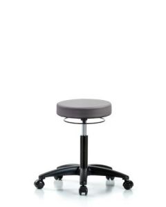 Neta ECOM Vinyl Medium Bench Height Stool Adjustable From 19.75-27.25 Inches