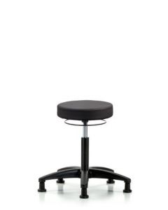 Neta ECOM Vinyl Medium Bench Height Stool Adjustable From 19.75-27.25 Inches