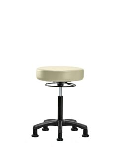 Neta ECOM Vinyl Mini-Stool - Medium Bench Height With Stationary Glides