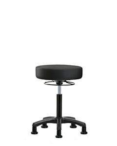 Neta ECOM Vinyl Mini-Stool - Medium Bench Height With Stationary Glides