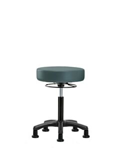 Neta ECOM Vinyl Mini-Stool - Medium Bench Height With Stationary Glides