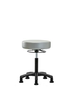 Neta ECOM Vinyl Mini-Stool - Medium Bench Height With Stationary Glides