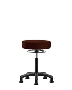 Neta ECOM Vinyl Mini-Stool - Medium Bench Height With Stationary Glides