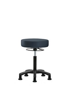 Neta ECOM Vinyl Mini-Stool - Medium Bench Height With Stationary Glides