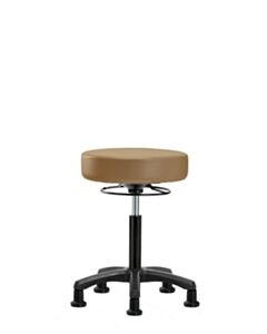 Neta ECOM Vinyl Mini-Stool - Medium Bench Height With Stationary Glides