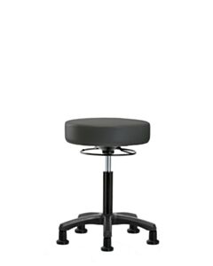 Neta ECOM Vinyl Mini-Stool - Medium Bench Height With Stationary Glides