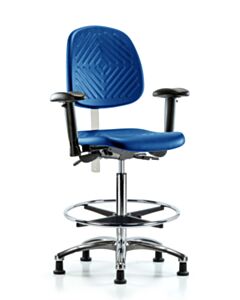 Neta ECOM Polyurethane Serpent Sit-Stand In Black Polyurethane