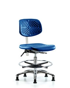 Neta ECOM Polyurethane Serpent Sit-Stand In Gray Polyurethane