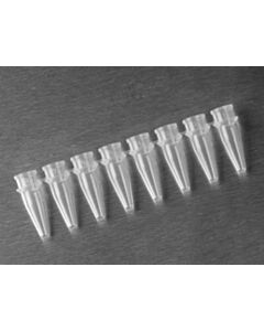 Corning Axygen 0.2mL Polypropylene PCR Tube Strips, 8 Tubes/Strip, Clear, Nonsterile, 1250/CS