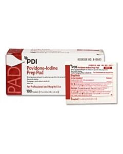 Professional Disposables PVP Iodine Prep Pad