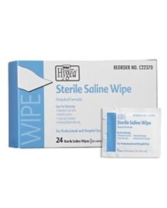 Professional Disposables Sterile Saline Wipe, 6" X 4", 24 Pk/Bx