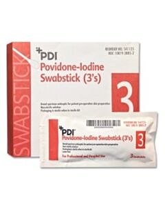 Professional Disposables PVP Iodine Swabstick, 75/CS