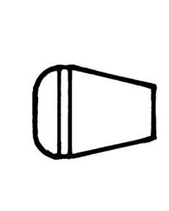 Perkin Elmer Valco Stainless Steel Ferrule - 0.125 in Nut x 0.125 in I.D.