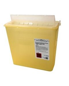 PlastiProducts Container, 5 Qt, Yellow, 10/Bx, 2 Bx/Cs 