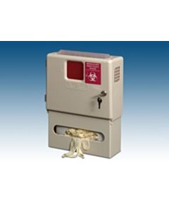 PlastiProducts Combo Pak, Includes: 1-5 Qt Sharps Container (#141020), 1-Locking Wall Cabinet (#143002), & 1-Glove Box (#144002), 1/Cs