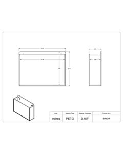 Poltex Inc 3 Ring Binder Holder (Magnets 3)