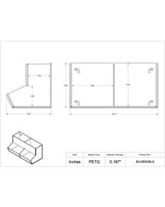 Poltex Inc Double Bulk Bin-8in Wide Comp (Magnets 3)