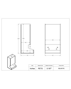 Poltex Inc Bulk Protective Eyewear Dispenser (Magnets 4)