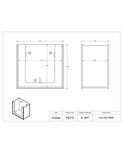 Poltex Inc Child and Adult Mask Holder (Wall Mount)