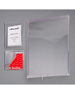 Poltex Inc Clean Room Liquid Resistant PETG Sign Sleeve (VHB Tape)