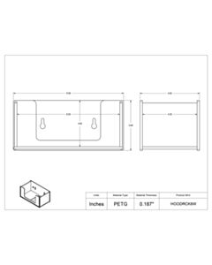 Poltex Inc Hood Mount Tube/Vial Rack Holder-8W (Magnets 2)