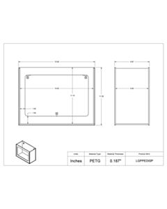 Poltex Inc Large PPE Box Dispenser (VHB Tape)