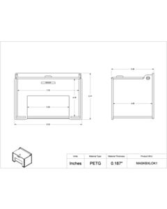 Poltex Inc Locking Mask Box Holder-1 Box (VHB Tape)