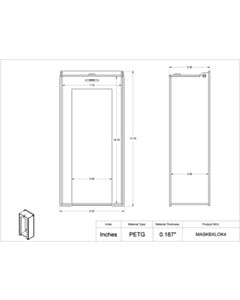 Poltex Inc Locking Mask Box Holder-4 Box (VHB Tape)