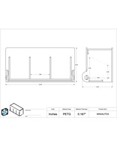 Poltex Inc Mini Autobin-3 Position (Magnets 4)