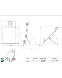 Poltex Inc Adjustable Mouse Surgery Fixture (Magnetic Mouse Bracket)