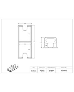 Poltex Inc Petri Film Caddy—2 Pocket