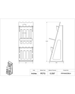 Poltex Inc PIPETTE RACK-8 POSITION, 2 Tier (Bump)